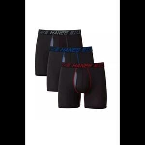 Hanes X-temp Total Support Pouch Boxer Briefs Underwear Sm 28-30 Men New 3 Pack